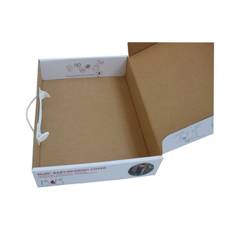 Cardboard Box With Plastic Handle
