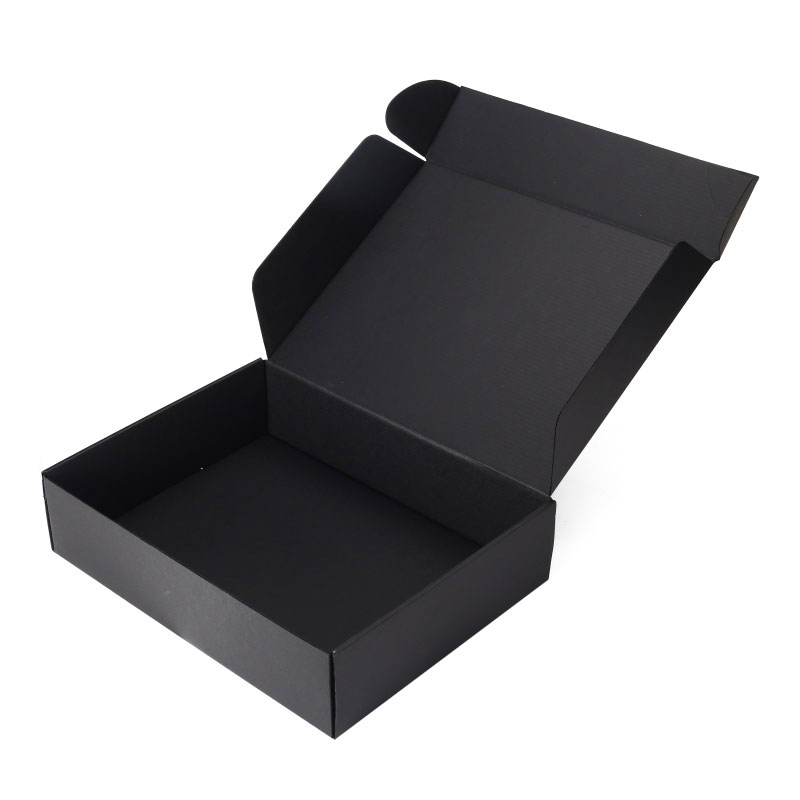 Black Corrugated Shipping Boxes Mailers
