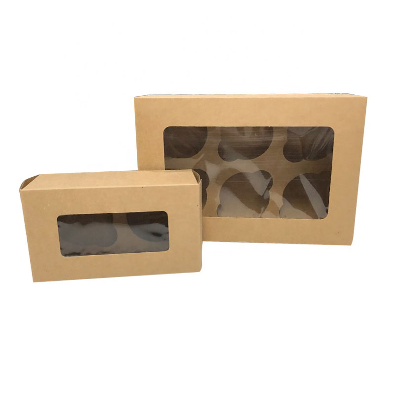Clear Lid Boxes With Kraft Base
