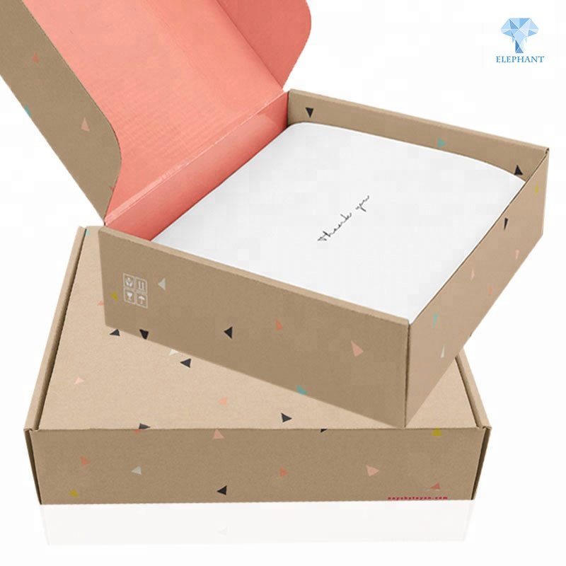 Kraft Paper Cardboard Box Packaging Box Corrugated Shipping Shoe Box