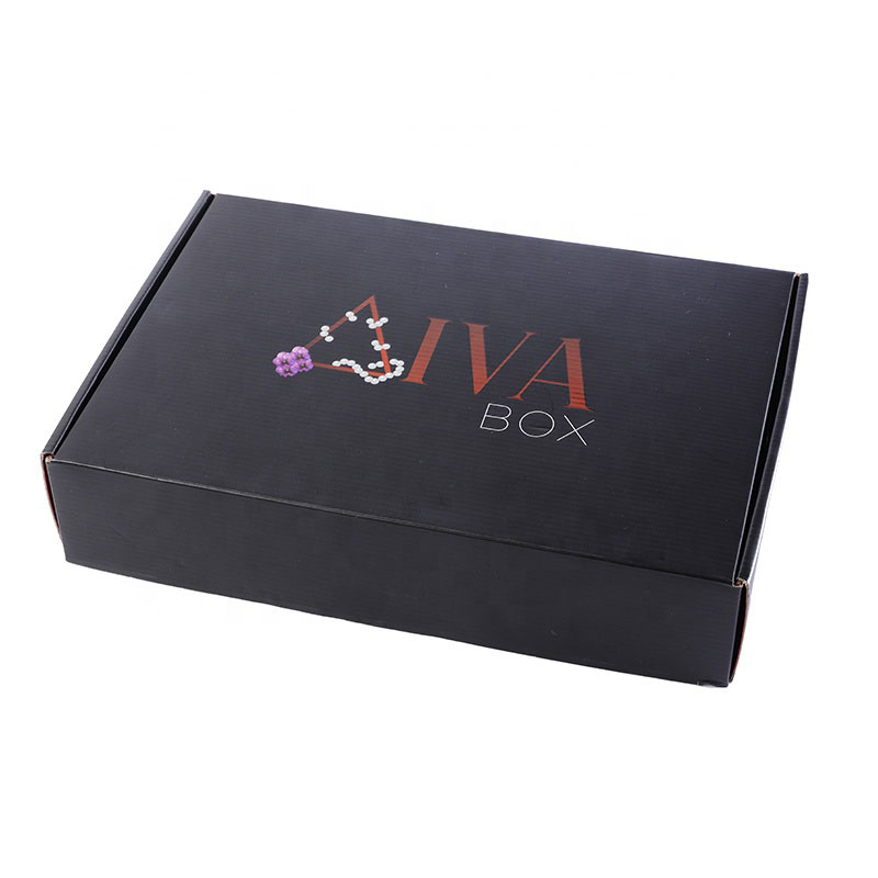 Black Corrugated Mailer Box
