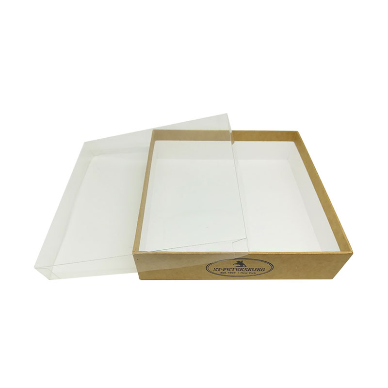 Kraft Box With Transparent Lid
