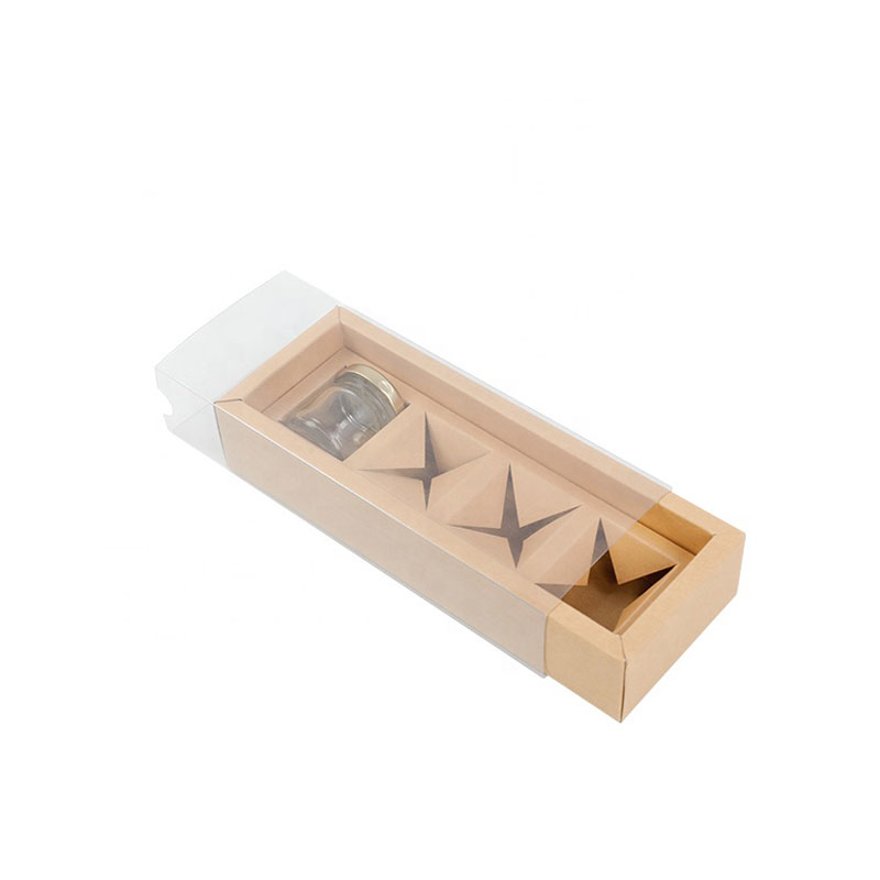 Kraft Paper Box With PVC Window Lid
