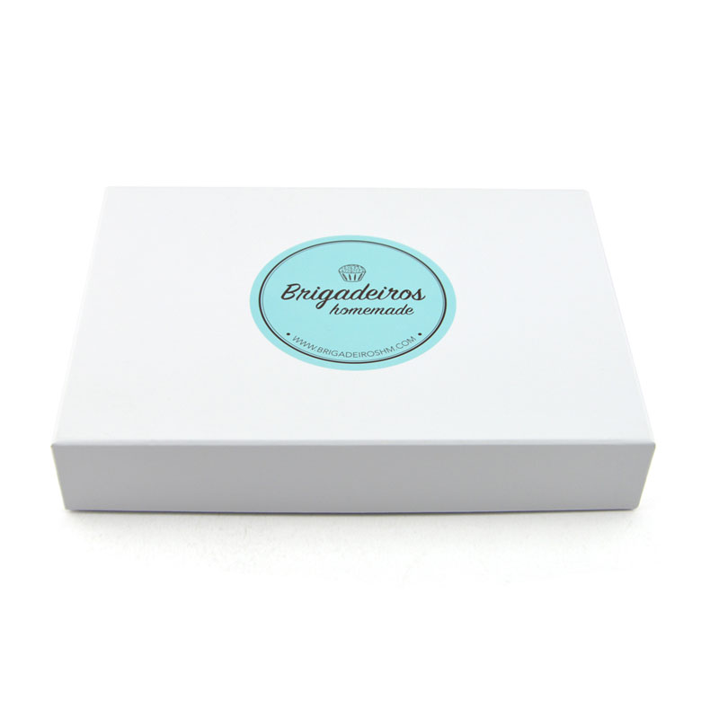 White Cardboard Rigid Candy Box Lid