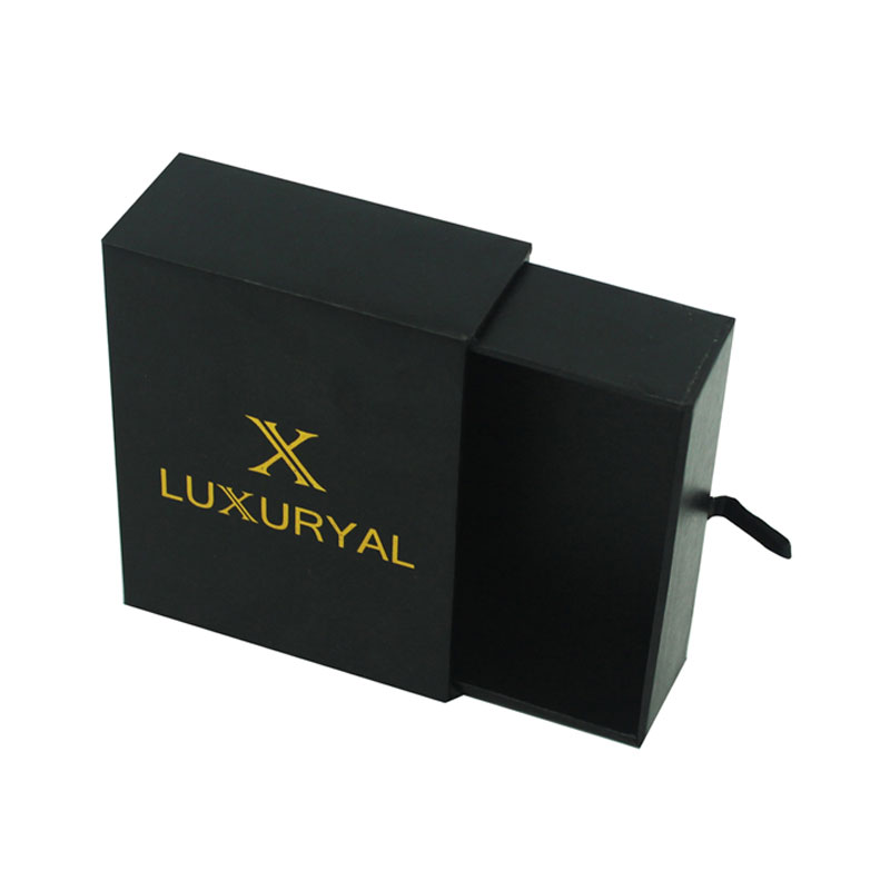 Black Drawer Bracelet Box Packaging