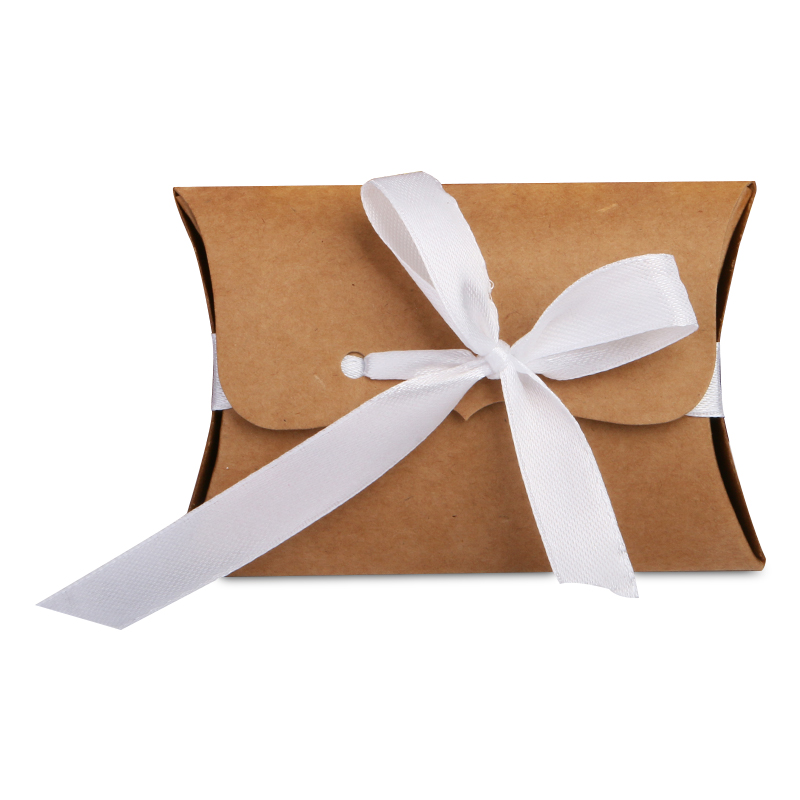 Kraft Pillow Boxes Wholesale