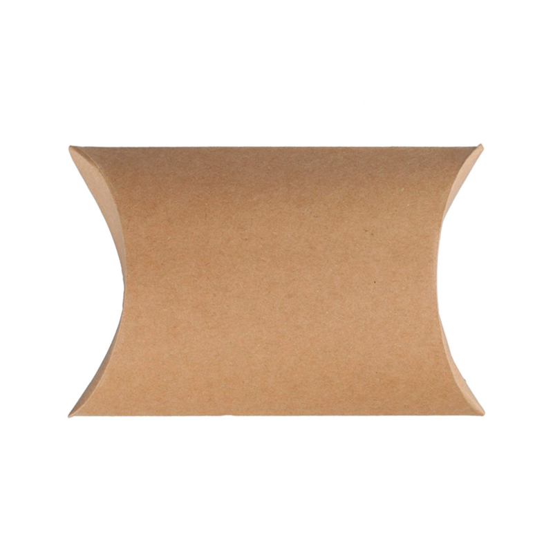 Kraft Pillow Boxes Wholesale
