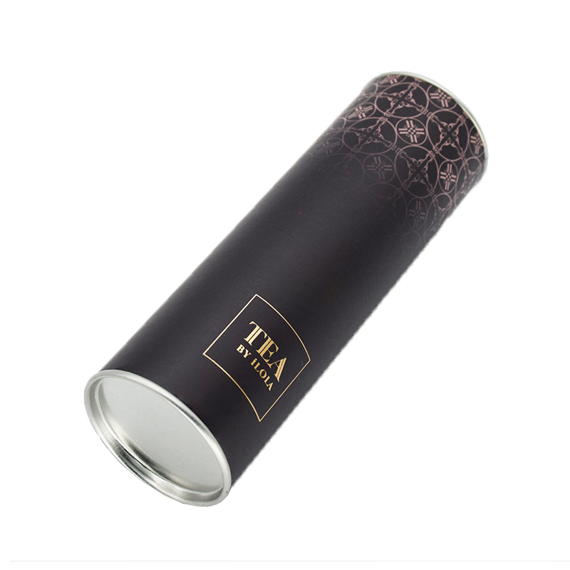 Eco Friendly Paper Tube With Metal Lid