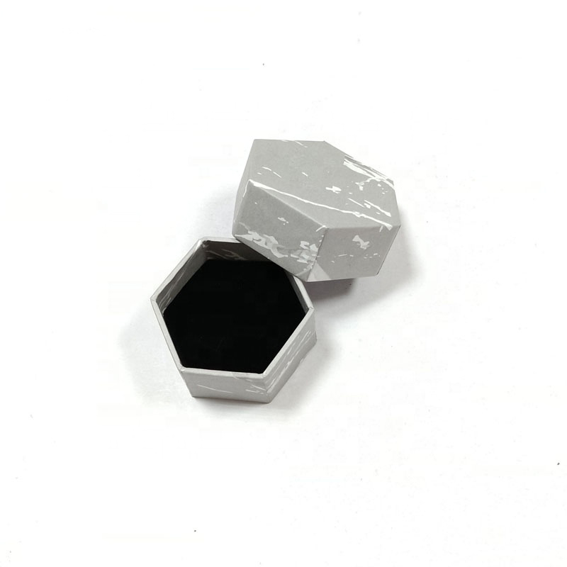 Hexagon Ring Box For Jewelry Packaging