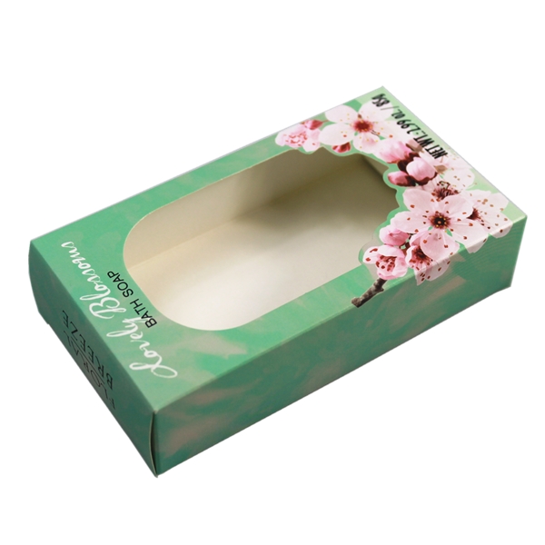 Paper Box Soap Packaging Boxes With Window